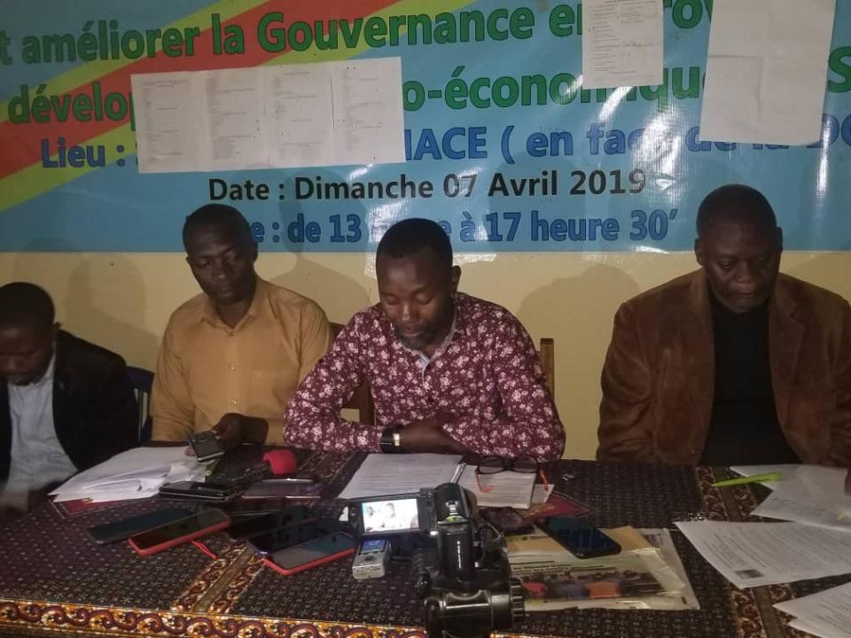Les membres de la société civile de la province du Sud-Kivu
