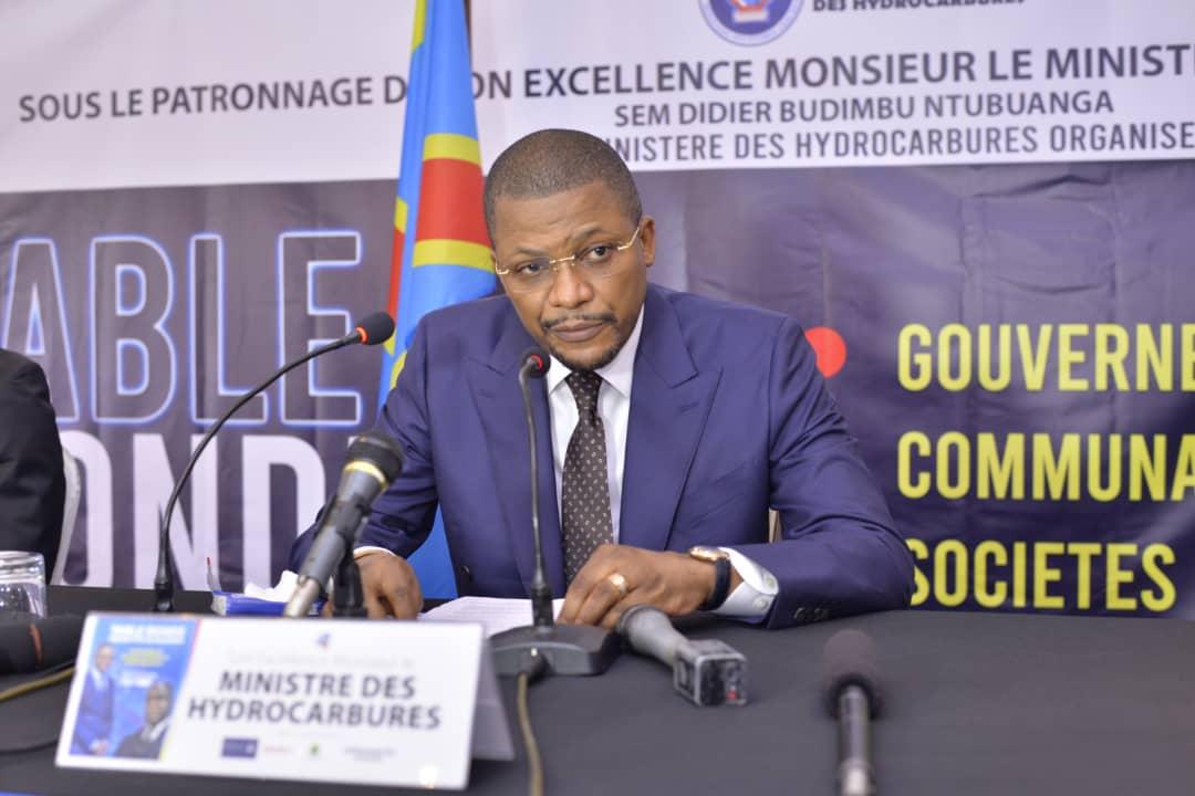 Le ministre des Hydrocarbures, Didier Budimbu