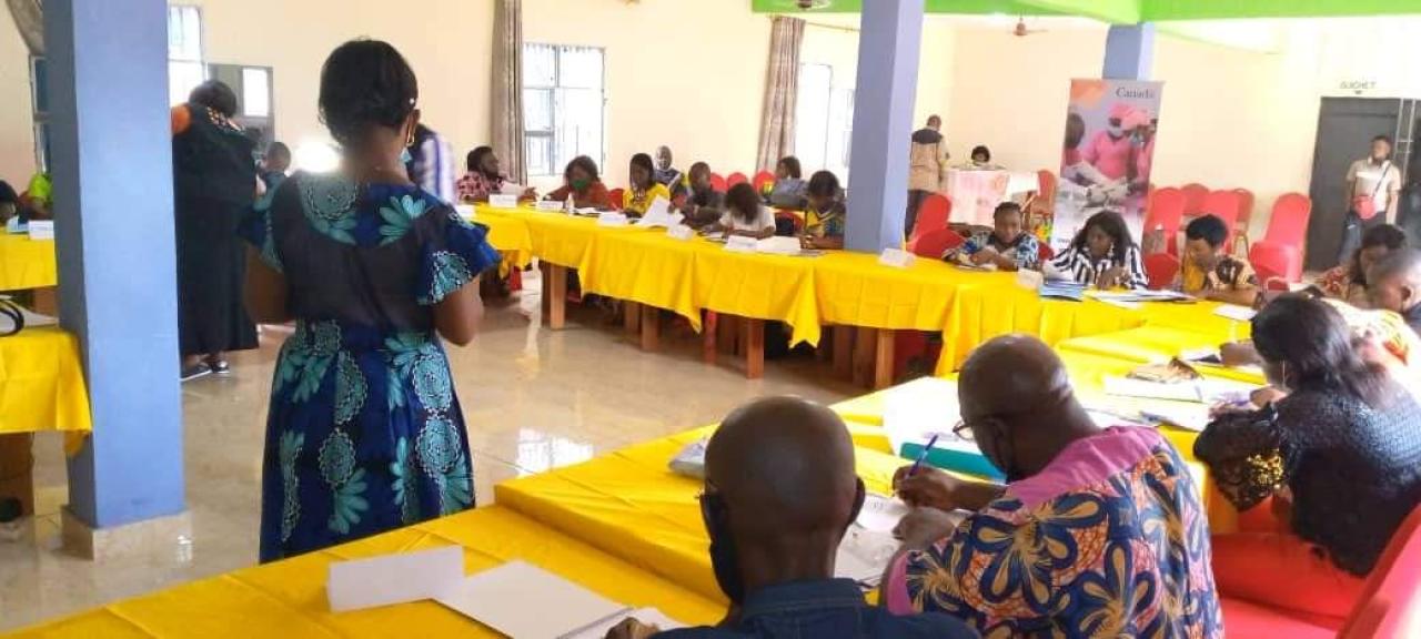 Les sages femmes du Kasaï en formation