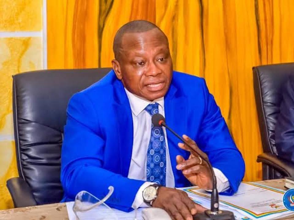 Le ministre des transports Chérubin Okende