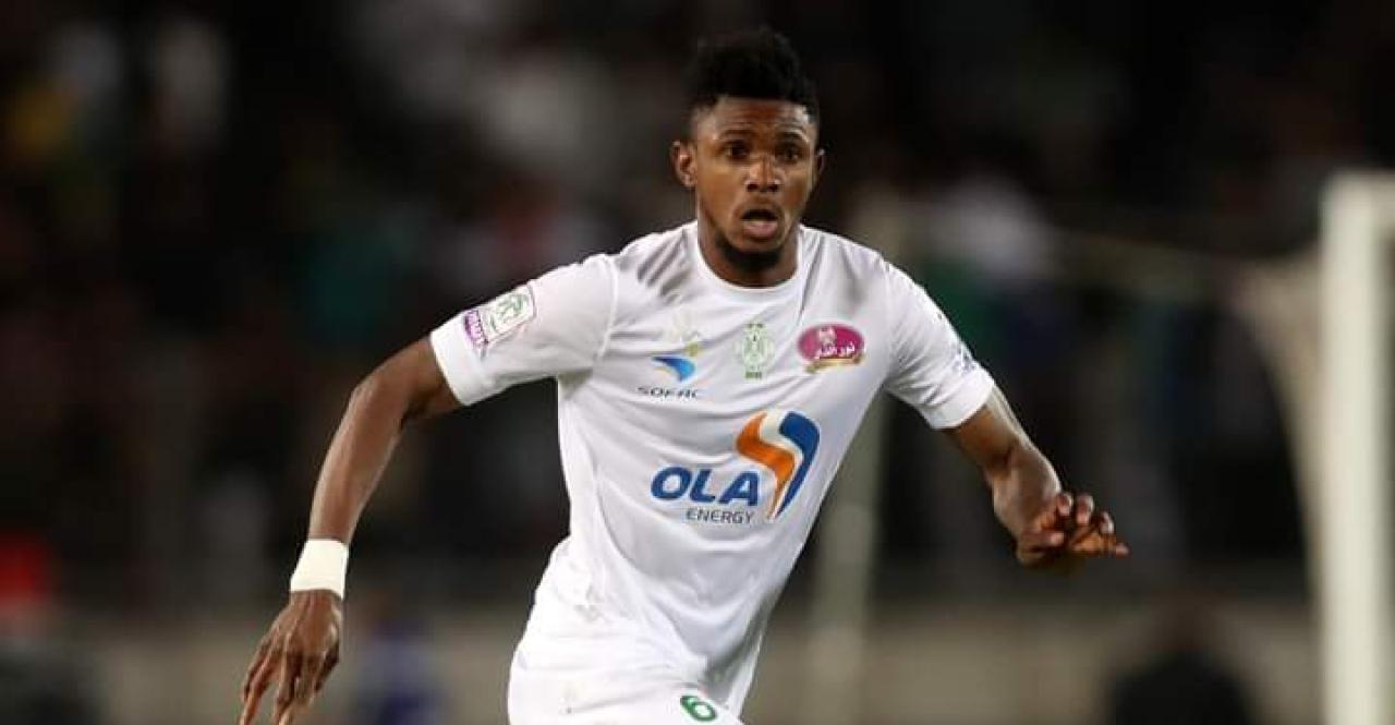 Fabrice Ngoma, lors de la rencontre Raja-Ittihad à Casablanca.