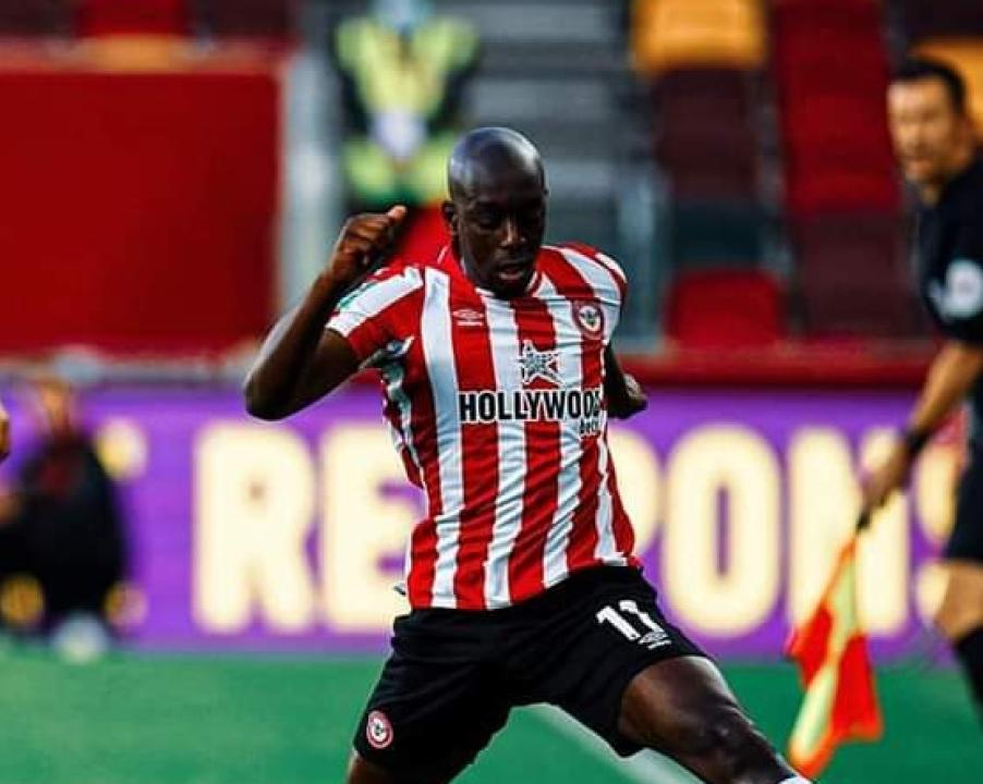 Yoane Wissa sous les couleurs de Brentford lors de la rencontre face à Watford FC. [Photo d'illustration]