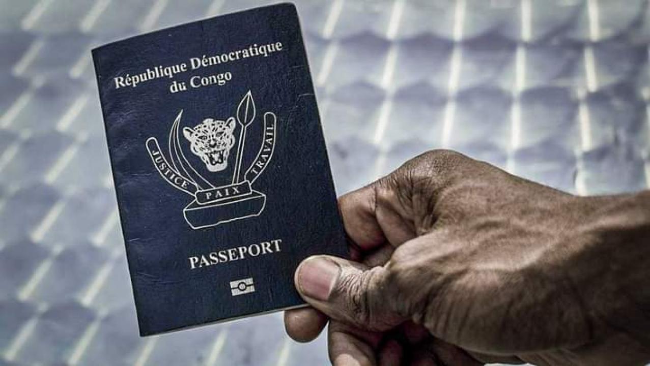 Photo d'illustration d'un passeport biométrique congolais