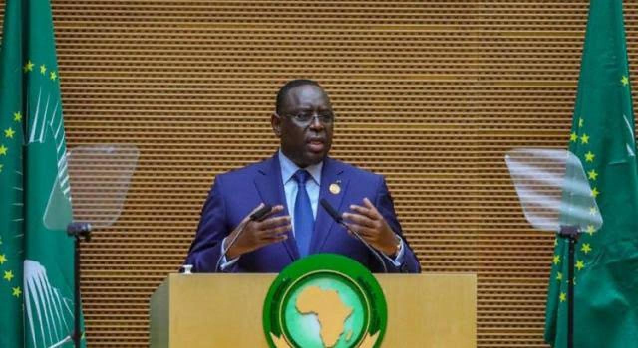 Macky Sall, le président de l'UA et président du Sénégal