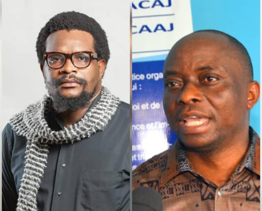 Deux grandes figures de la société civile, Carbone Beni de Filimbi (à gauche) et Georges Kapiamba de l'Acaj ( à droite)
