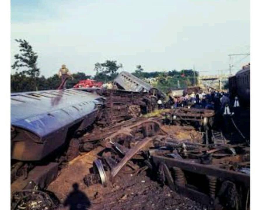 Déraillement d'un train