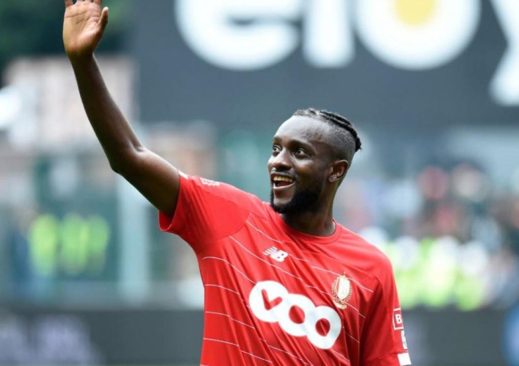 Le milieu de terrain congolais, Merveille Bope sous les couleurs de Standard de Liège, lors d'une rencontre de Jupiler Pro League.
