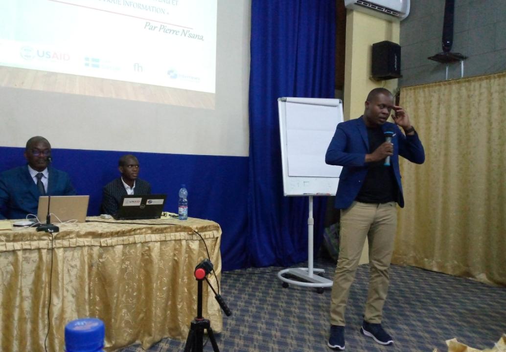 Formation des professionnels de médias organisée par l'ONG Internews et MILRDC