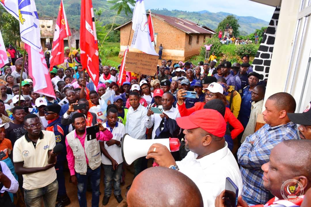 Meeting de Aimé Boji Sangara à Kalehe, province du Sud Kivu