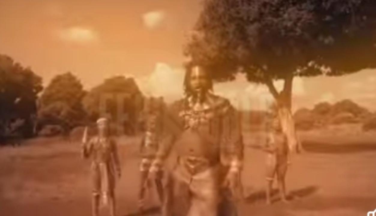 Ferré Gola lors du tournage du clip "Royaume Kunga" en Afrique du Sud.