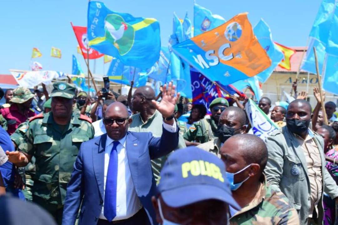 Le premier ministre Sama Lukonde acceuilli par une foule immense à Bunia ( Ituri)