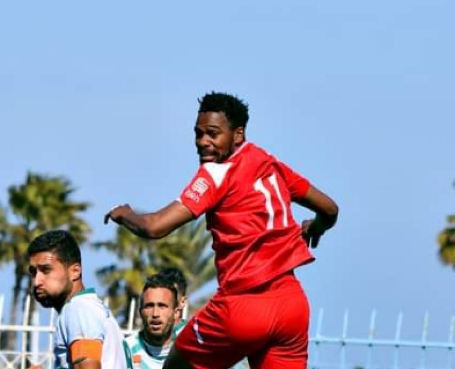 Vinny Bongonga sous les couleurs de l'Etoile Sportive du Sahel, lors d'une rencontre du championnat tunisien.