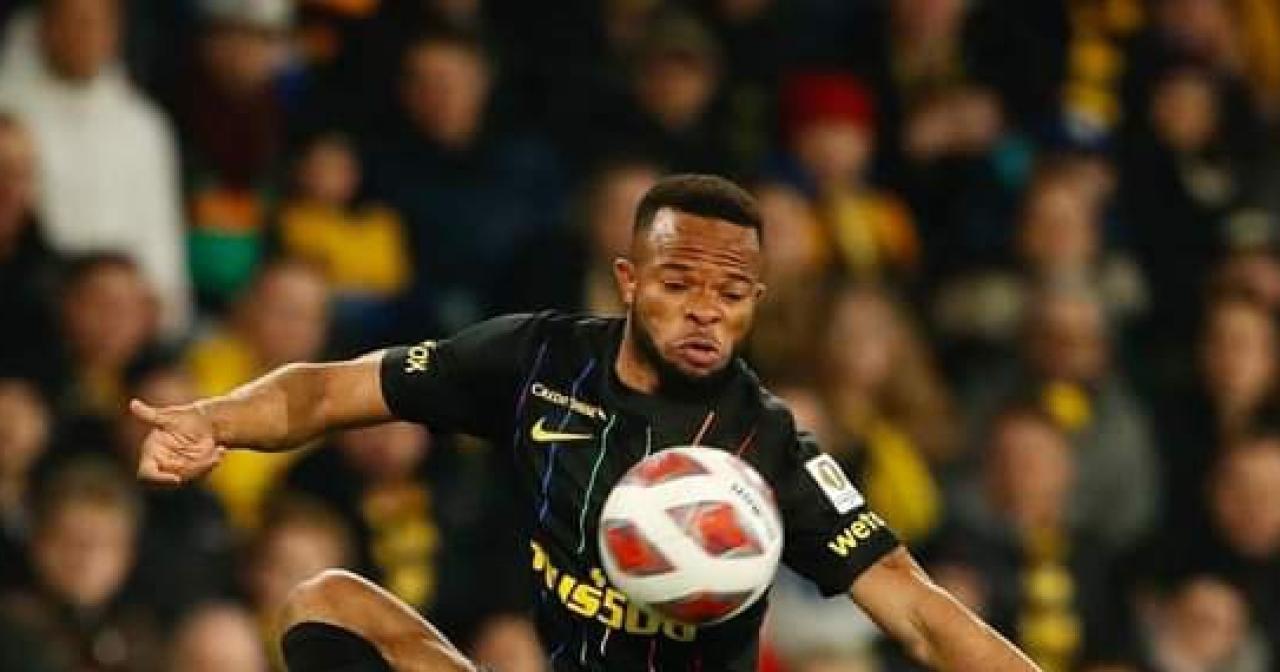 Meschack Elia sous les couleurs de Young Boys, lors d'une rencontre de Super League.