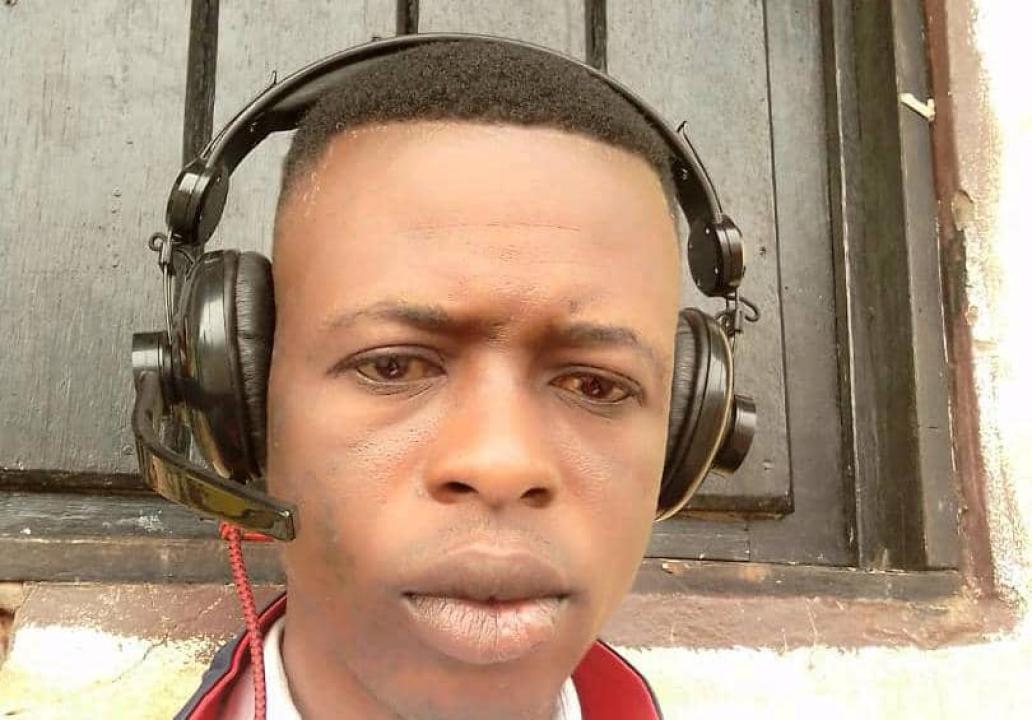 Adama Kankonde, journaliste, de la radio locale Umoja de Nsumbula