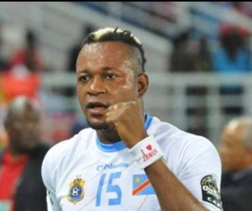 Joël Kimwaki lors de la CAN Guinée Équatoriale 2015.