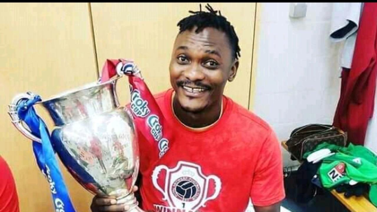 Ava Dongo lors du sacre du Royal Antwerp FC en Coupe de Belgique en 2020.