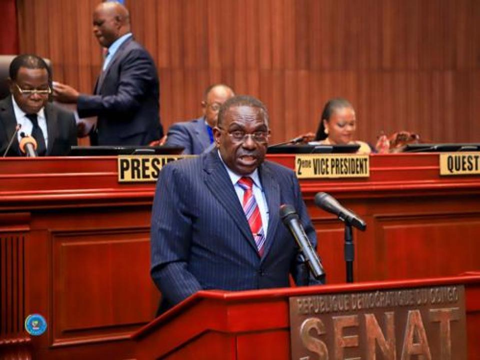 Le sénateur Louis Mbonga, candidat juge constitutionnel