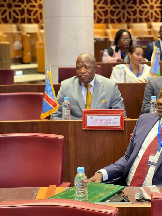 Le premier vice-président de l'Assemblée nationale, André Mbata à la 28e assemblée régionale pour l'Afrique de l'APF