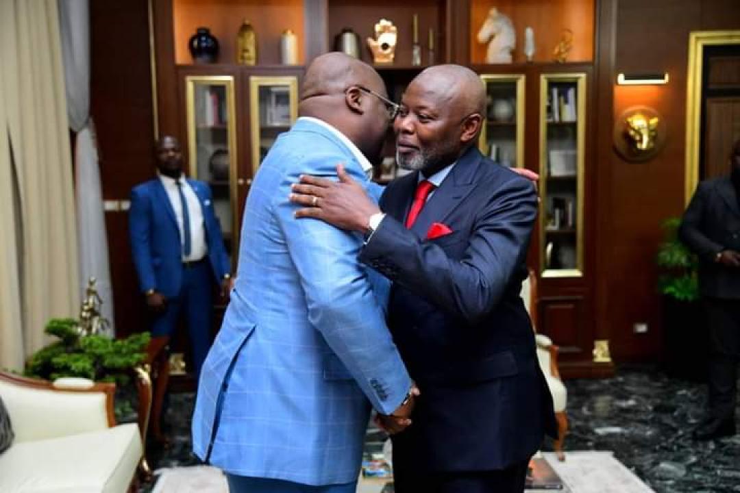 Félix Tshisekedi, chef de l'État et le président de l'UNC, Vital Kamerhe