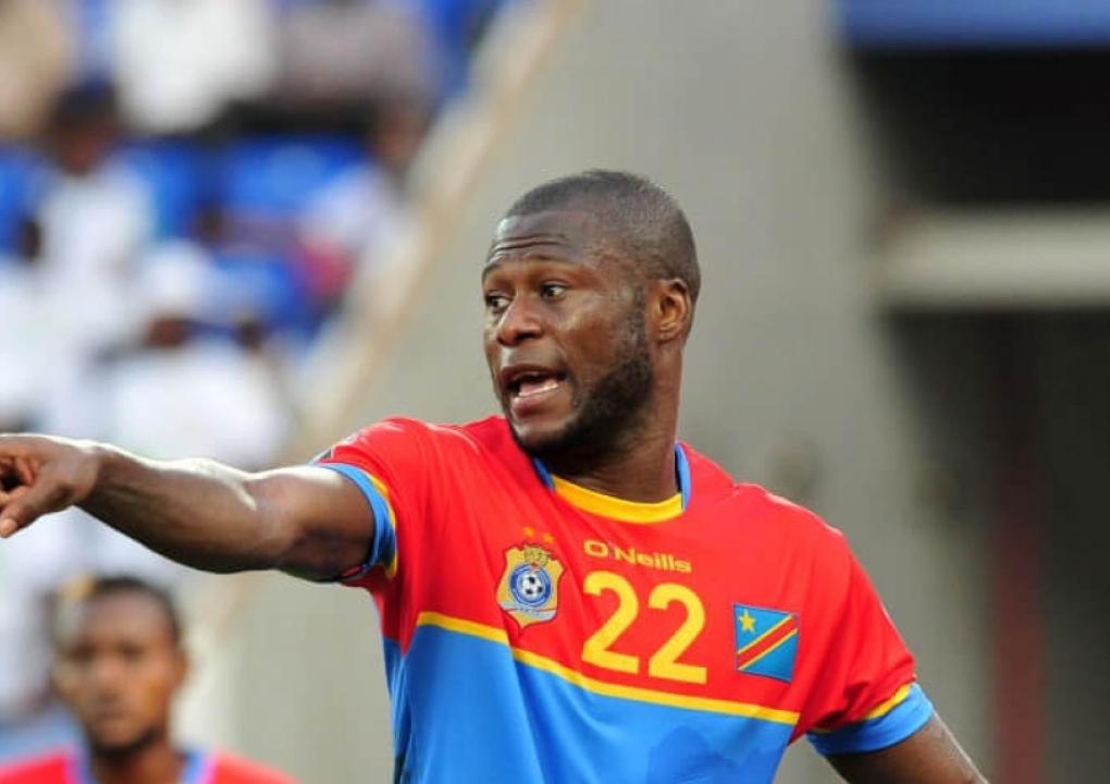 Chancel Mbemba, sous les couleurs de la RDC lors de la CAN Gabon 2017.