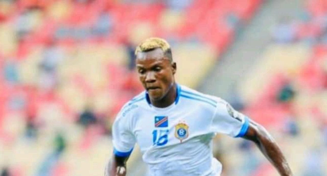 Glody Lilepo Makabi, sous les couleurs de la RDC, lors du CHAN Cameroun 2020.