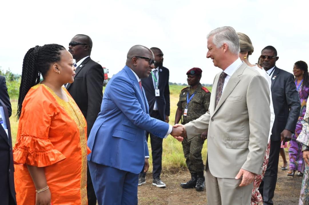 Arrivée du couple royal au Sud-Kivu
