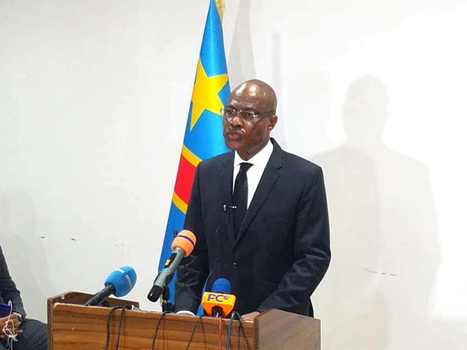 Martin Fayulu lors de son point de presse