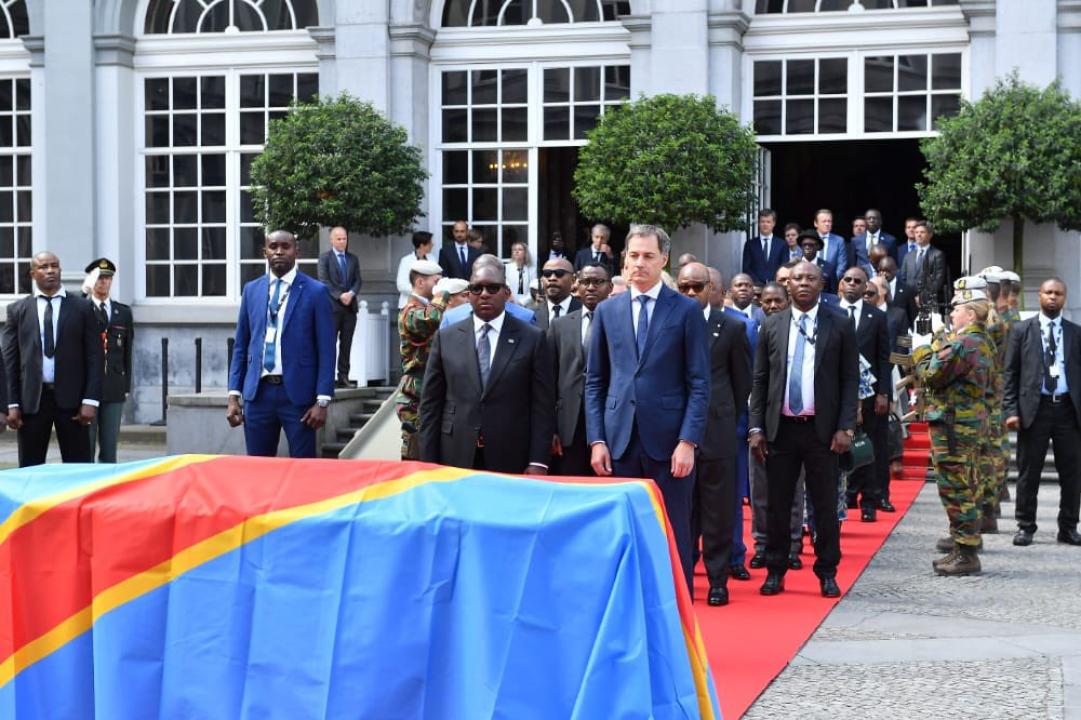 Hommages à Patrice Emery Lumumba par les autorités belges et congolaises, lundi 20 juin à Bruxelles