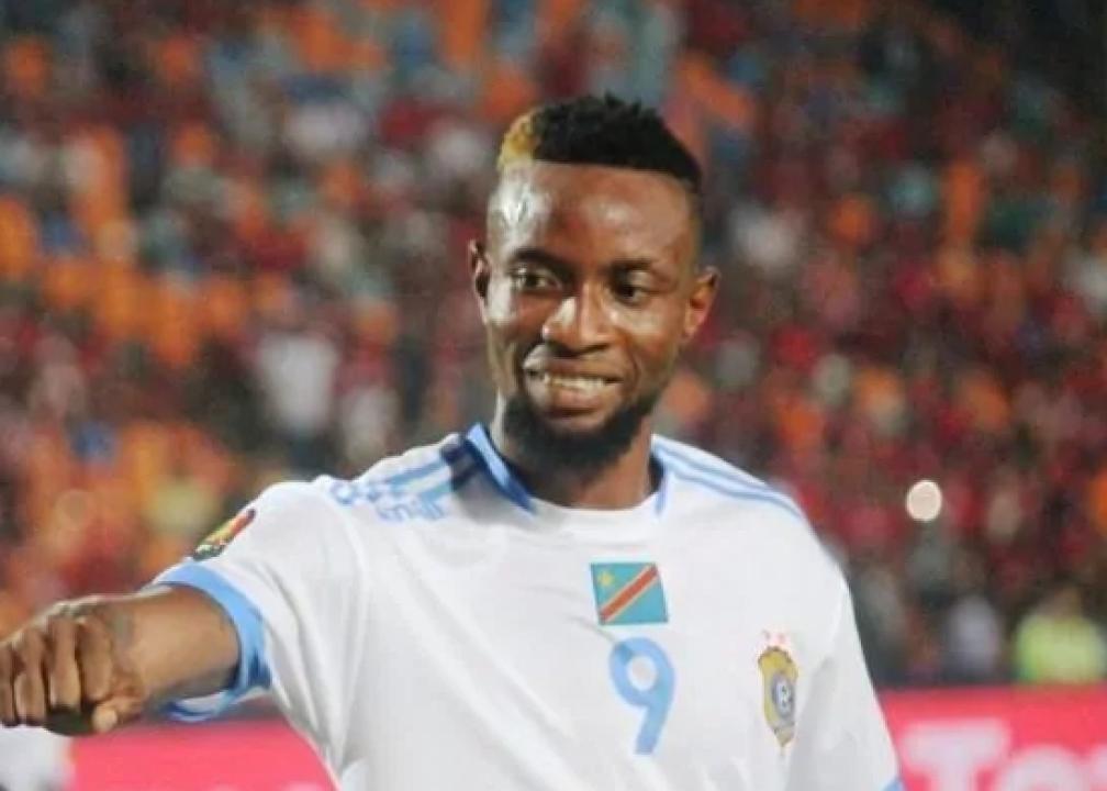 Jonathan Bolingi sous les couleurs de la RDC, lors de la CAN Égypte 2019.