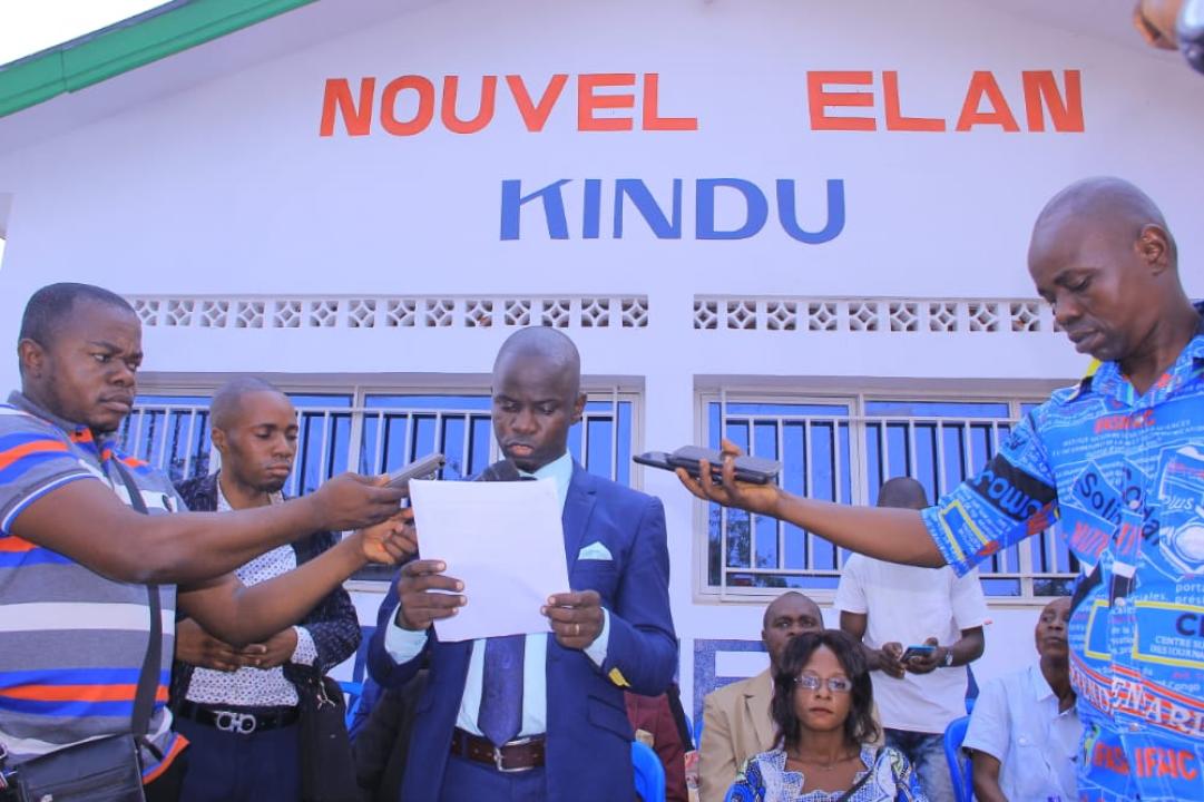Inauguration du nouveau siège de Nouvel élan à Kindu ( Maniema)