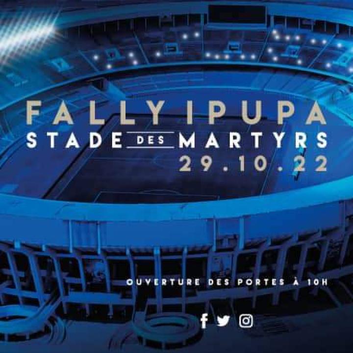 L'affiche de l'annonce du concert de Fally Ipupa au stade des martyrs.