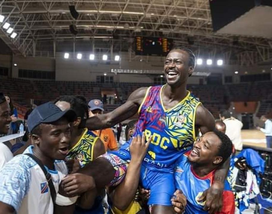 Un Léopard basket porté par les supporters congolais. [Photo d'illustration]