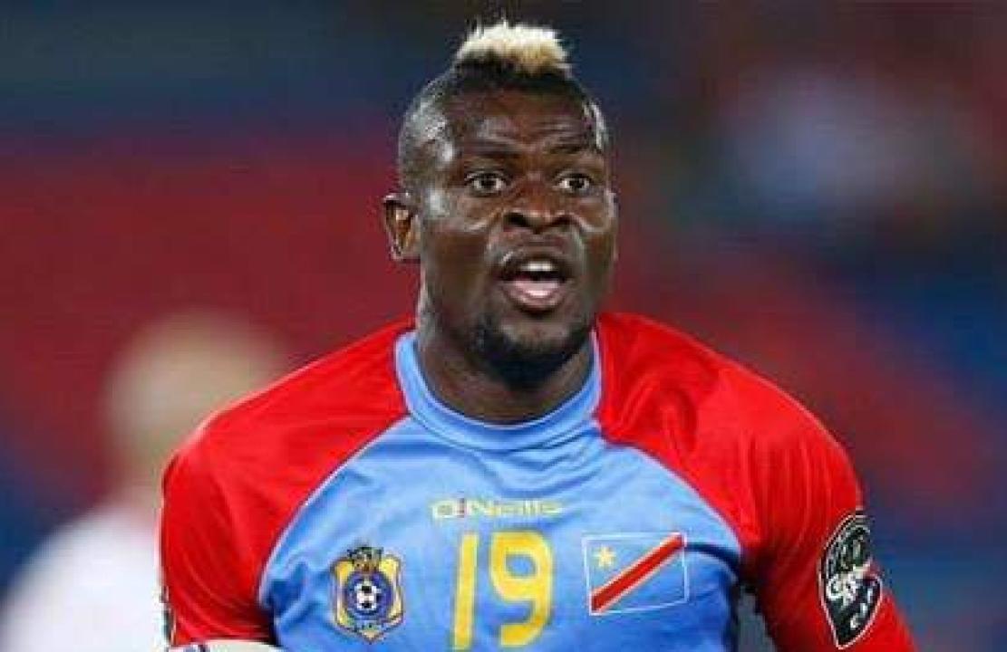 Jeremy Bokila en pleine célébration de son but, lors de la rencontre RDC-Tunisie, à la CAN Guinée équatoriale 2015. [Photo d'illustration]