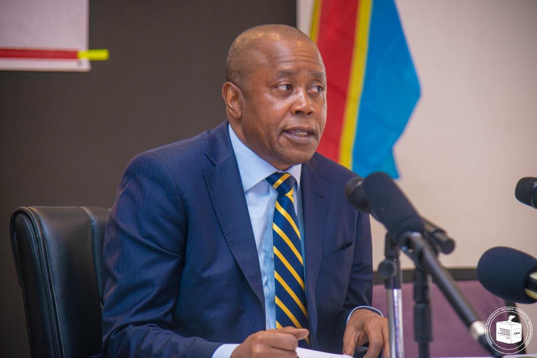 Le président de la CENI, Denis Kadima lors du lancement de l'atelier d'élaboration du plan national d'information et de la communication, mardi 12 juillet