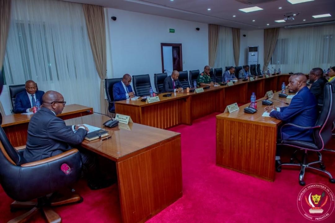 Une réunion du conseil de sécurité présidée par le premier ministre Sama Lukonde après les incidents enregistrés à Uvira et à Goma contre les casques bleus
