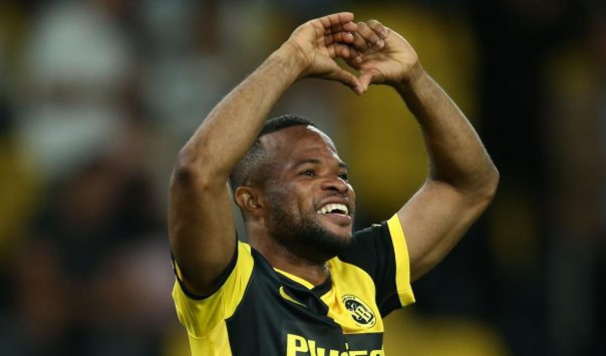 Meschack Elia en pleine célébration d'un but sous les couleurs de Young Boys Berne. [Photo d'illustration]