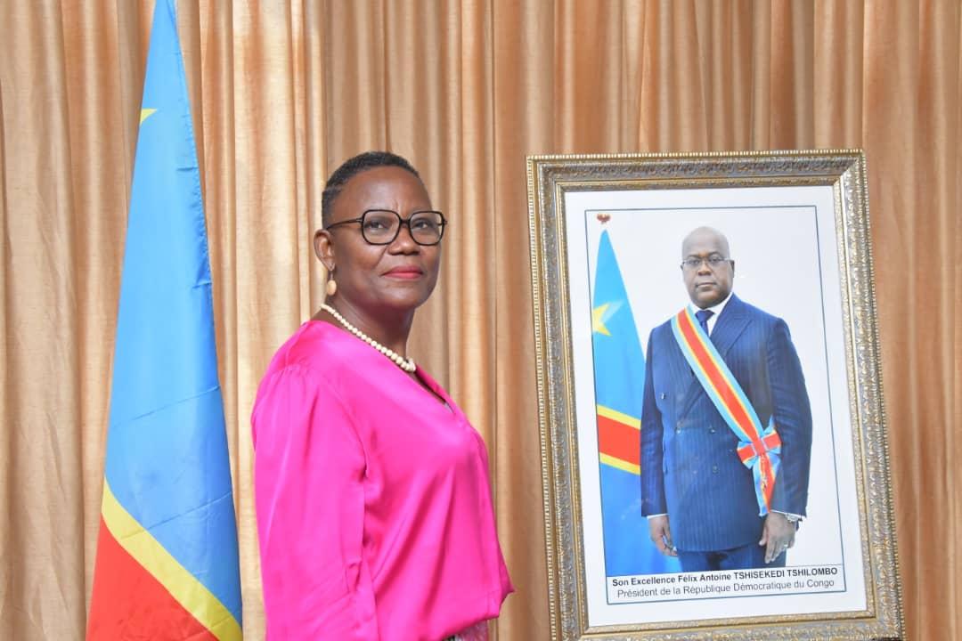 Antoinette N'samba Kalambayi,ministre national aux Mines