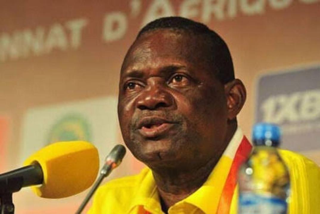 Barthélémy Ngatsono, lors du CHAN Cameroun 2021.