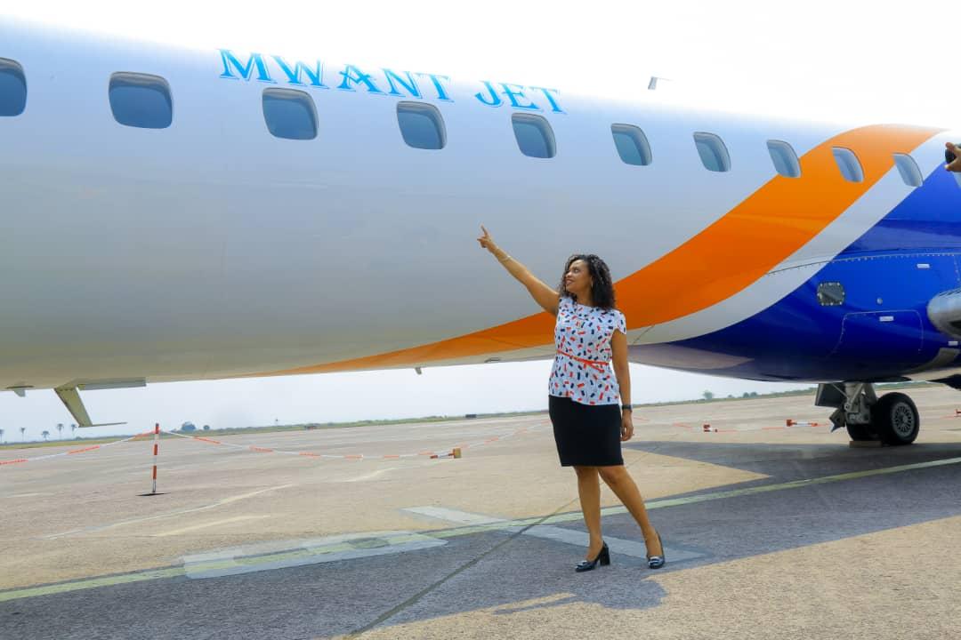 L'un des appareils de la compagnie d'aviation Mwant Jet