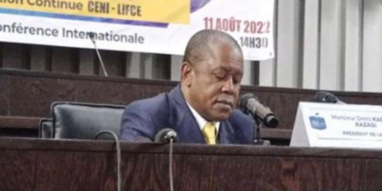 Le président de la CENI, Denis Kadima