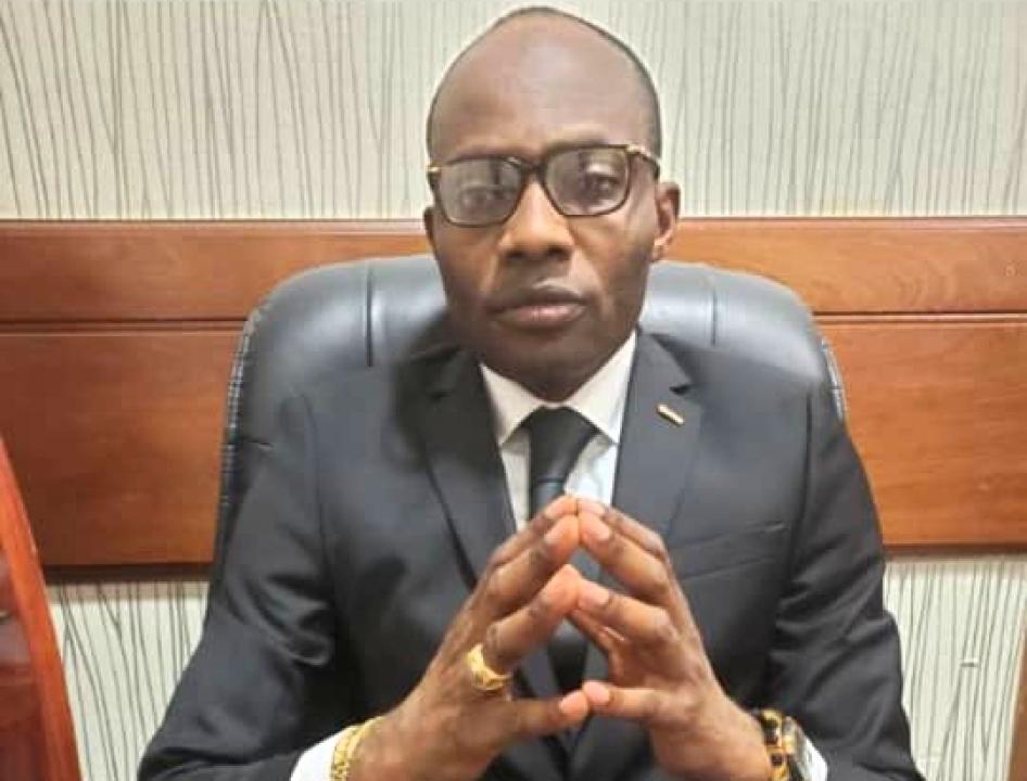 Le professeur Taylor Lubanga, chargé de missions du chef de l'État