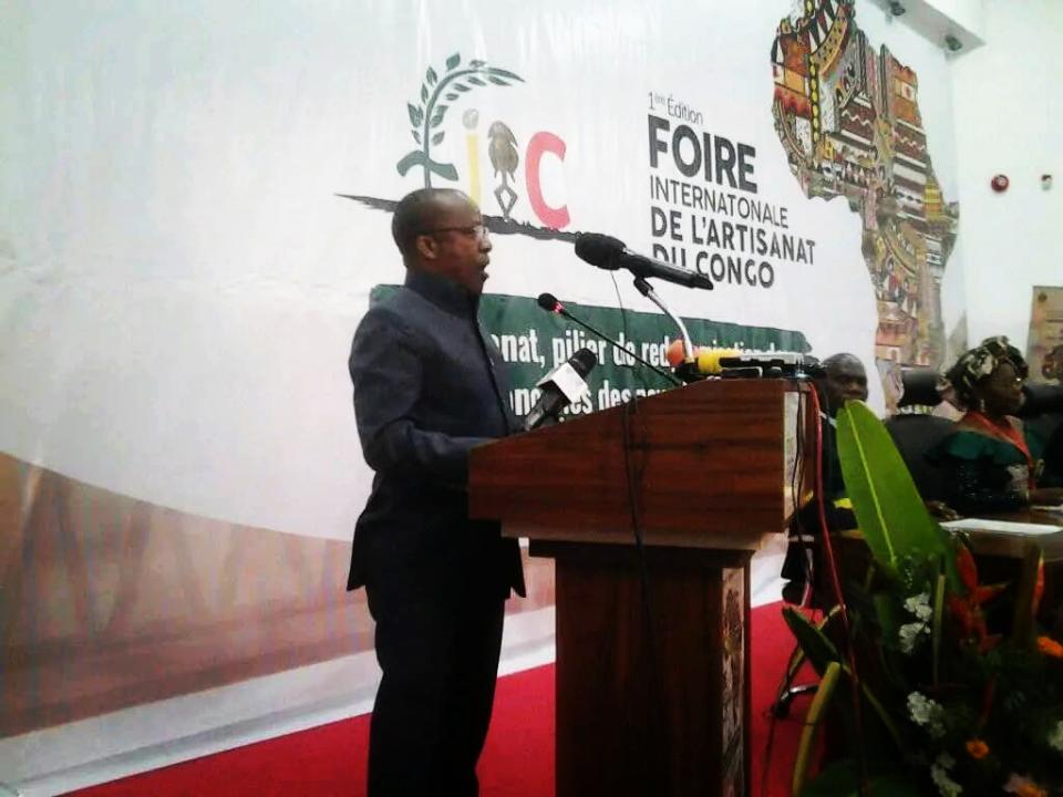 Le ministre d'État congolais en charge des petites et moyennes entreprises (PME), Eustache Muhanzi