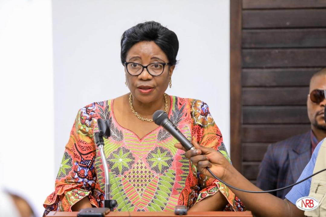 La vice-ministre à la Santé Publique, Hygiène et Prévention Véronique Kilumba