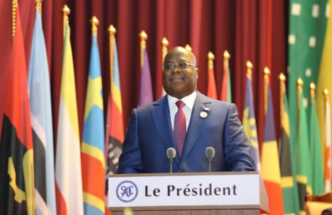 Félix-Antoine Tshisekedi Tshilombo, chef de l'État de la RDC et Président en exercice de la SADC