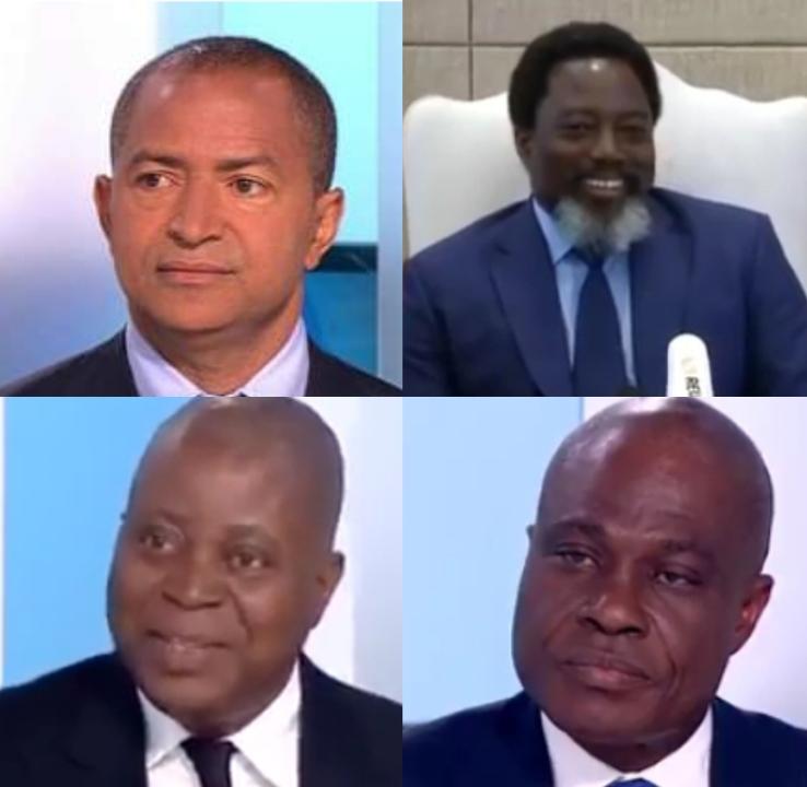 Moïse Katumbi, Joseph Kabila, Adolphe Muzito et Martin Fayulu