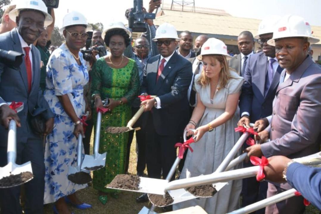 Le premier ministre Sama Lukonde et quelques officiels lors de la relance des activités de la Mine de Kipushi
