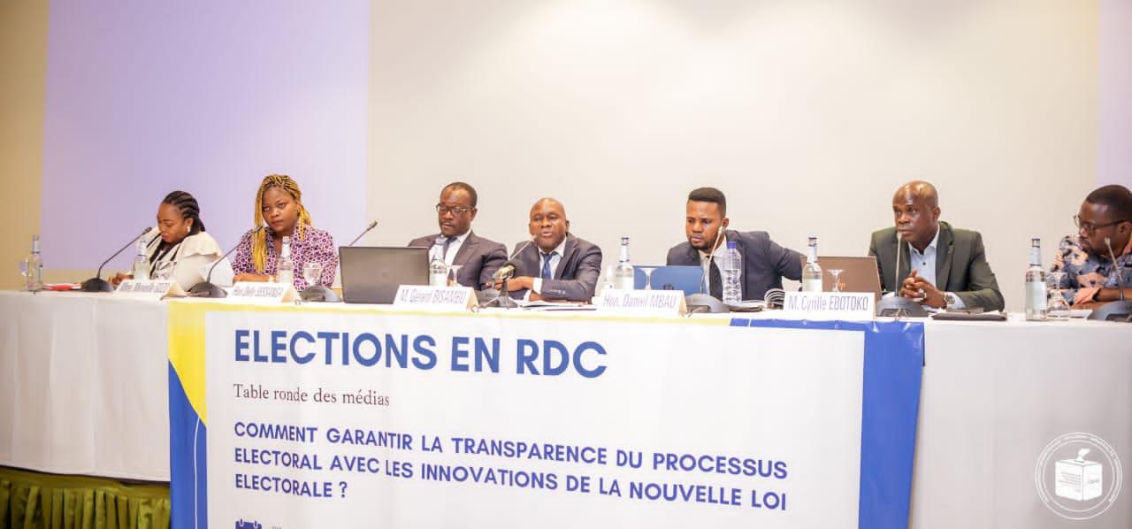 Conférence au Pullman hôtel à laquelle a pris part Gérard Bisambu, membre de la plénière de la CENI