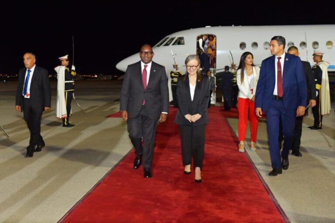 Arrivée, ce jeudi 28 août, du premier ministre Sama Lukonde à Tunis pour la 8e conférence internationale de Tokyo sur le Développement de l'Afrique