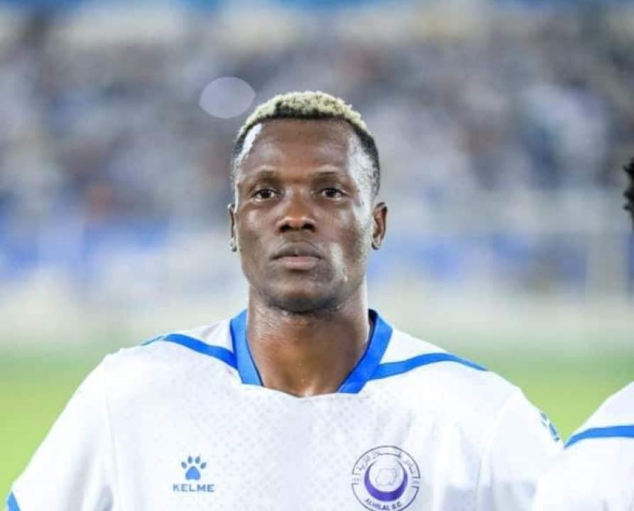 Glody Lilepo Makabi, lors de la rencontre Al Hilal- Asante Kotoko, à Omdurman.