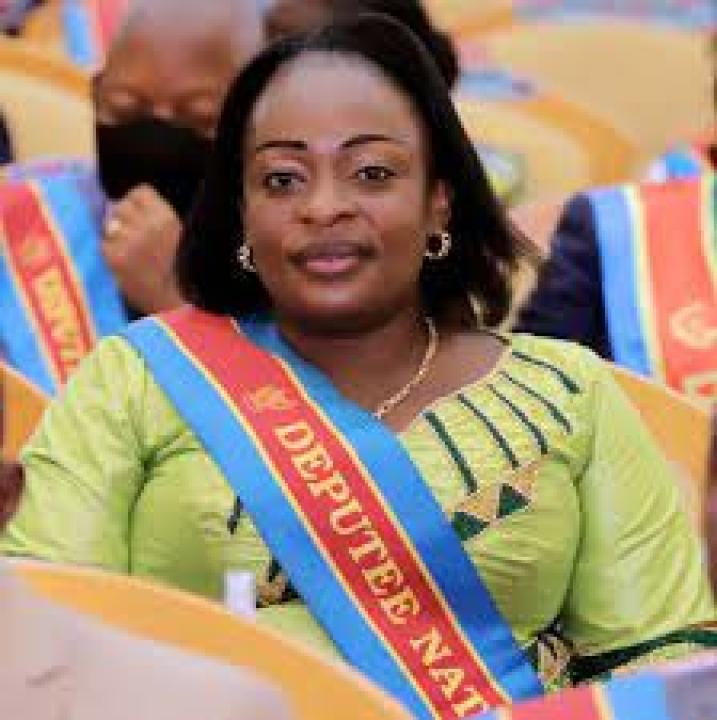 la députée Solange Masumbuko, élue de la, 